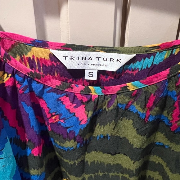 Trina Turk top size small - Picture 4 of 4